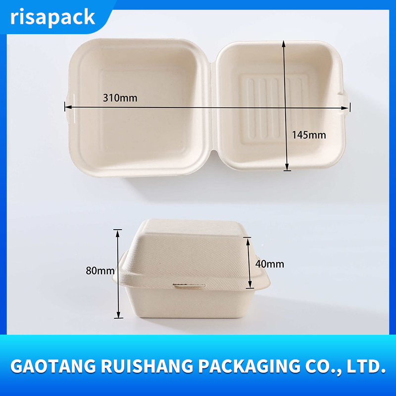 翻盖式餐盒汉堡盒